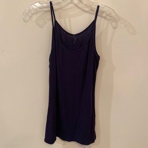 LF navy blue tank top size S